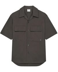 Courreges - Shirt Met Korte Mouwen En Zak - Lyst