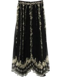 Alice + Olivia - Katz Maxirock mit Blumenmuster - Lyst