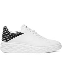 Jimmy Choo - Diamond Maxi M Geometric Sole Sneakers - Lyst