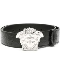 Versace - Leather Belt, - Lyst