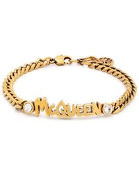 Alexander McQueen - Mcqueen Graffiti Bracelet - Lyst