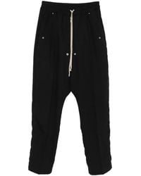 Rick Owens - Drawstring Drop-Crotch Trousers - Lyst