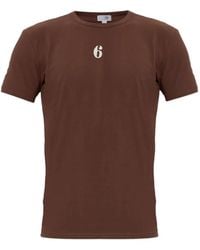 MM6 by Maison Margiela - Logo-Print T-Shirt - Lyst