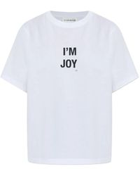 Victoria Beckham - Graphic-Print T-Shirt - Lyst