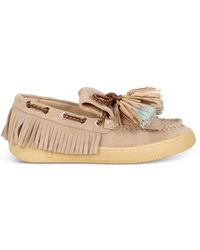 Elena Iachi - Tassel-Detail Fringed Loafers - Lyst