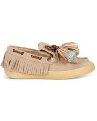 Elena Iachi - Tassel-Detail Fringed Loafers - Lyst