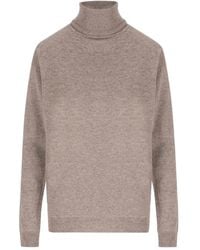 Saint Laurent - Jersey con cuello alto - Lyst