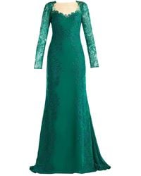 Tadashi Shoji - Lace Long-Sleeved Maxi Dress - Lyst