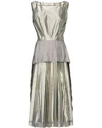 Maison Margiela - Midi Dress With Patchwork Design - Lyst