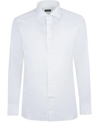 ZEGNA - Camisa de algodón de manga larga - Lyst