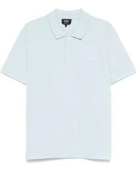 A.P.C. - Logo-Embroidered Polo Shirt - Lyst