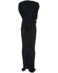 Rick Owens - Ares Draped Maxi Dress - Lyst