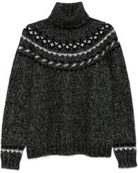 P.A.R.O.S.H. - Jersey Laila con cuello alto - Lyst