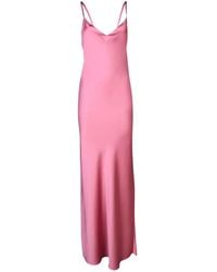 Blanca Vita - Robe Longue À Col V - Lyst