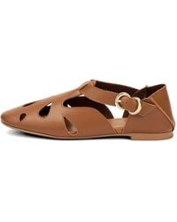 Frau - Sandales En Cuir À Découpes - Lyst