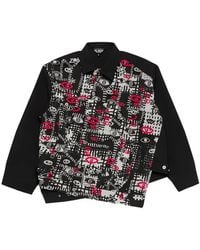 COMME DES GARÇON BLACK - X Filip Pagowski Printed Jacket - Lyst