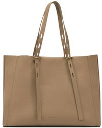 MINOBOSSI - Leather Tote Bag - Lyst