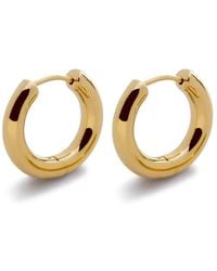 Monica Vinader - Essential Small Hoop Earrings - Lyst
