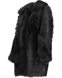 LA ROSE - Faux-Fur Coat - Lyst