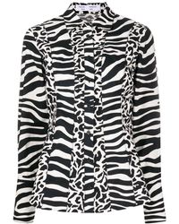 Proenza Schouler Zebra Print Shirt - White