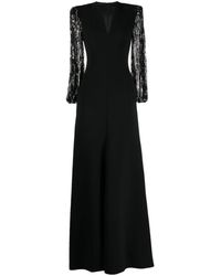 Jenny Packham - The Swan crystal-embellished gown - Lyst