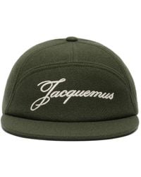 Jacquemus - Cappello Da Baseball Le Lana Con Ricamo - Lyst