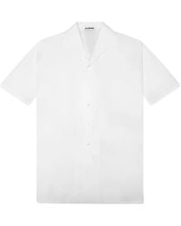 Jil Sander - Short-Sleeve Poplin Shirt - Lyst