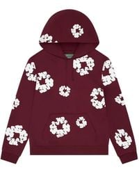 DENIM TEARS - Wreath-Print Hoodie - Lyst
