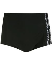 Amir Slama - Side Stripe-Detail Swim Shorts - Lyst