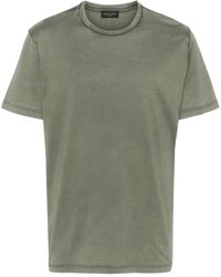 Roberto Collina - Shortsleeved Cotton T-shirt - Lyst