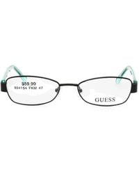 Guess - Rectangle-Frame Glasses - Lyst