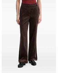 Sisley - Corduroy-Texture Trousers - Lyst