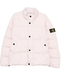 Stone Island - Logo-Patch Padded Jacket - Lyst