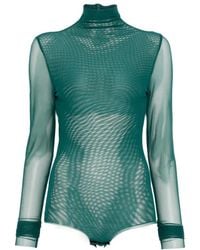 Atu Body Couture - High-Neck Long-Sleeve Top - Lyst