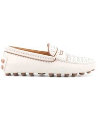 Tod's - Gommino Macro Studded Loafers - Lyst