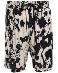 Gaelle - Floral-Print Bermuda Shorts - Lyst