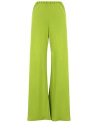 SABLYN - Naomi Bias-Cut Silk Trousers - Lyst