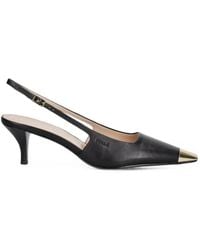 Furla - Metal-Toe-Cap Slingback Pumps - Lyst