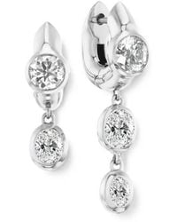 UNIFORM OBJECT - Diamond Earrings - Lyst