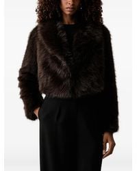Twinset - Faux-Fur Cropped Jacket - Lyst