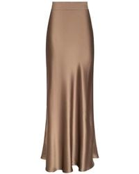 L'Agence - Ryker Silk Maxi Skirt - Lyst