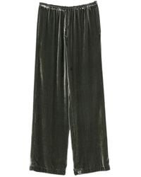 forte_forte - Velvet Drawstring Trousers - Lyst