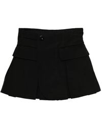 Sacai - Pleated Shorts - Lyst