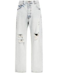 we11done - Low-rise Straight-leg Jeans - Lyst