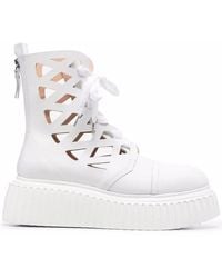 Agl Attilio Giusti Leombruni - Cut-Out Ankle Boots - Lyst