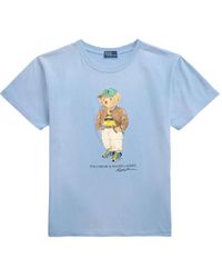 Polo Ralph Lauren - T-Shirt Met Teddybeerprint - Lyst