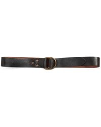 RRL - Textured Leather Belt - Lyst