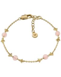 Emporio Armani - Bead-Detail Bracelet - Lyst