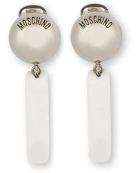 Moschino - Ohrringe Mit Anhänger - Lyst