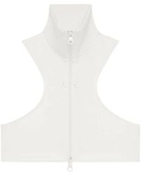 Courreges - Scuba Cropped Tank Top - Lyst